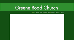 Desktop Screenshot of greeneroadchurch.org